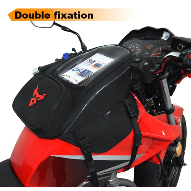 Sacoche réservoir moto - 3en1