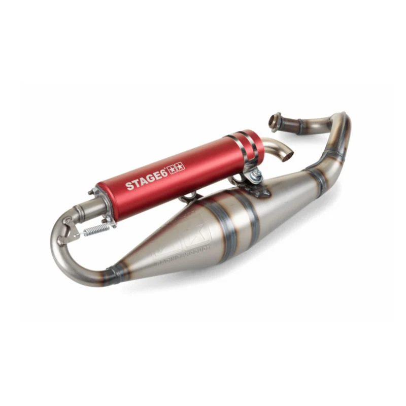 Pot d'échappement MK2 Stage6 Pro Rouge Original