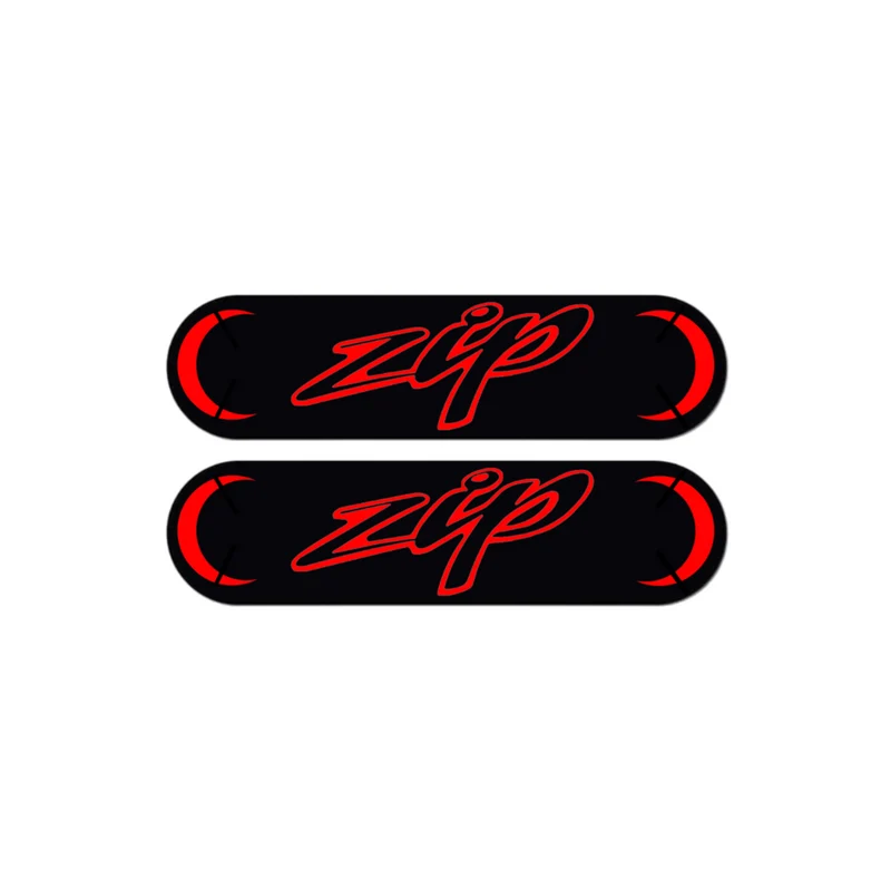 Zip autocollant réflecteur 3D