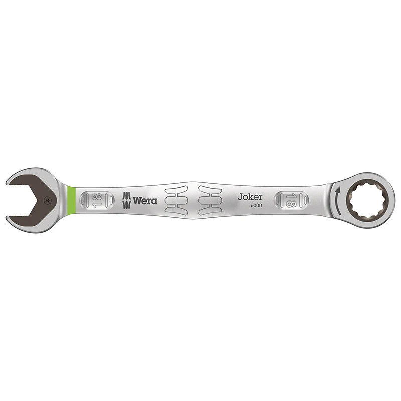 Clé Mixte-Plate A Cliquet Wera 6000 Joker 18 mm (Avec Fonction Retenue) Chrome Moly (Vendu A L'Unite) -Marque Allemande Pour Les Ateliers-