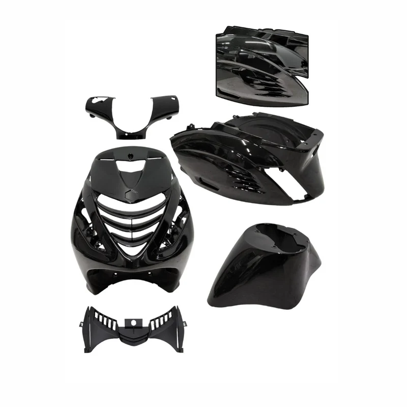 RS1 Carrosserie Piaggio Zip Noir Brillant