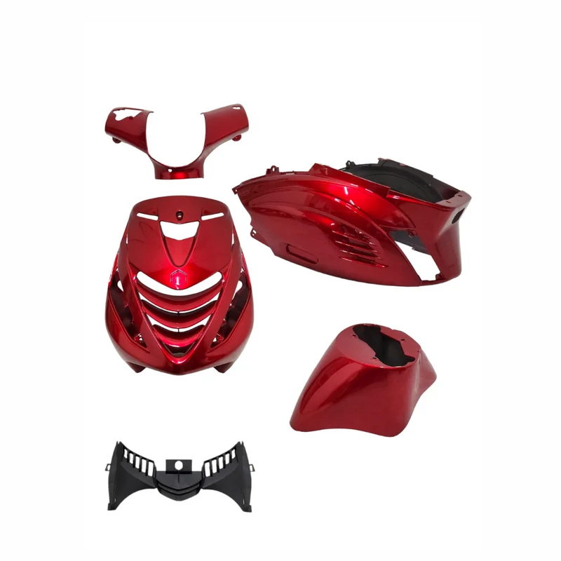 RS1 Kit carrosserie Piaggio Zip Bordeaux Rouge