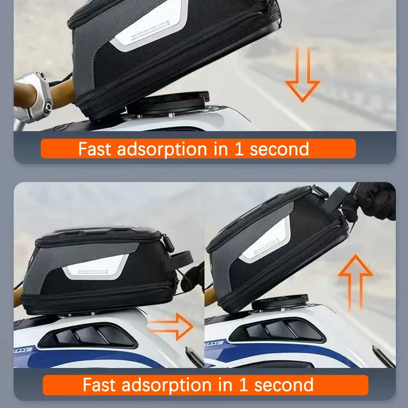 Quick Release Motorcycle Tank Bags With Navigation Case Motorbike Fuel Tank Lock Bag For BMW R1300GS R 1300GS ADV R 1300 GS Adv