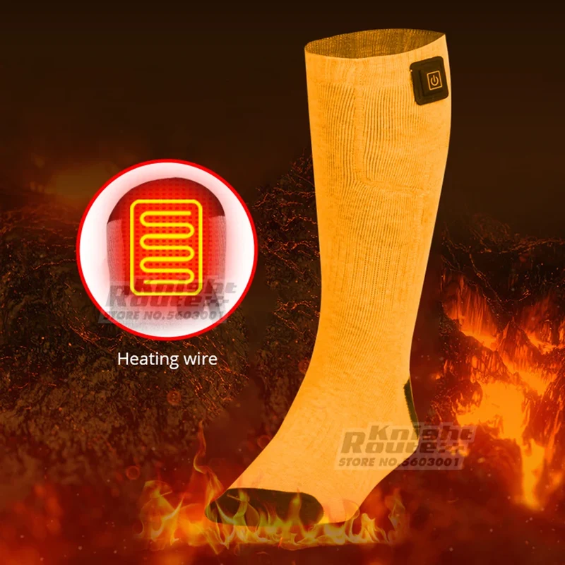 Winter Heated Socks 5000mAh APPControl Thermal Socks Women Men Heating Foot Warmer Electric Fever Socks Hiking Ski Warm Outdoor