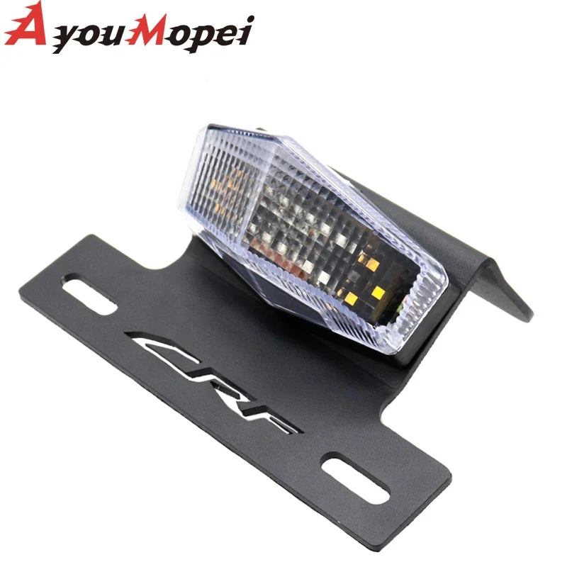 LED Tail Light Turn Signal Fender Eliminator License Plate Frame Holder Kit For HONDA CRF300L CRF 300L 300 L RALLY 2021 +