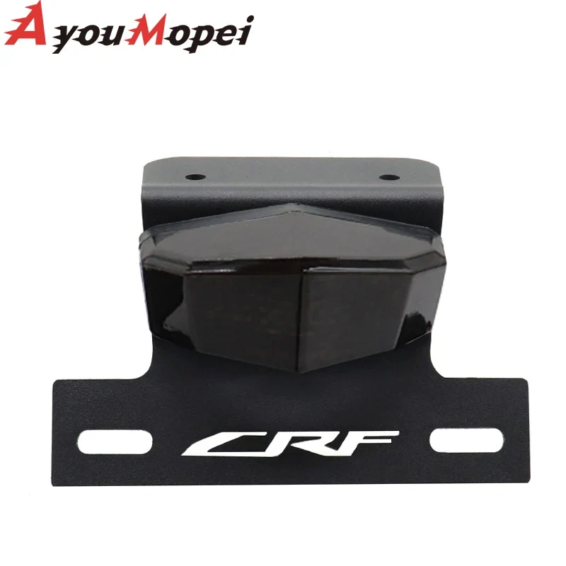 LED Tail Light Turn Signal Fender Eliminator License Plate Frame Holder Kit For HONDA CRF300L CRF 300L 300 L RALLY 2021 +