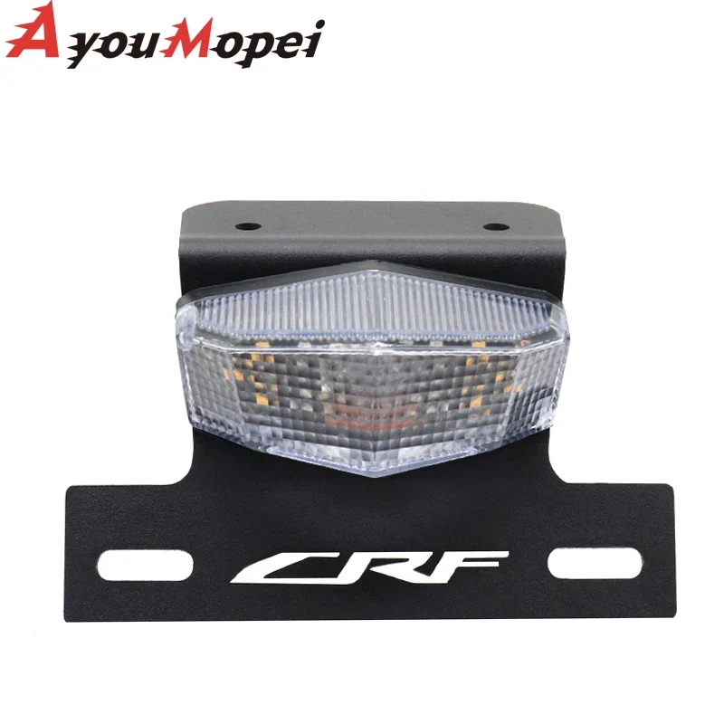 LED Tail Light Turn Signal Fender Eliminator License Plate Frame Holder Kit For HONDA CRF300L CRF 300L 300 L RALLY 2021 +