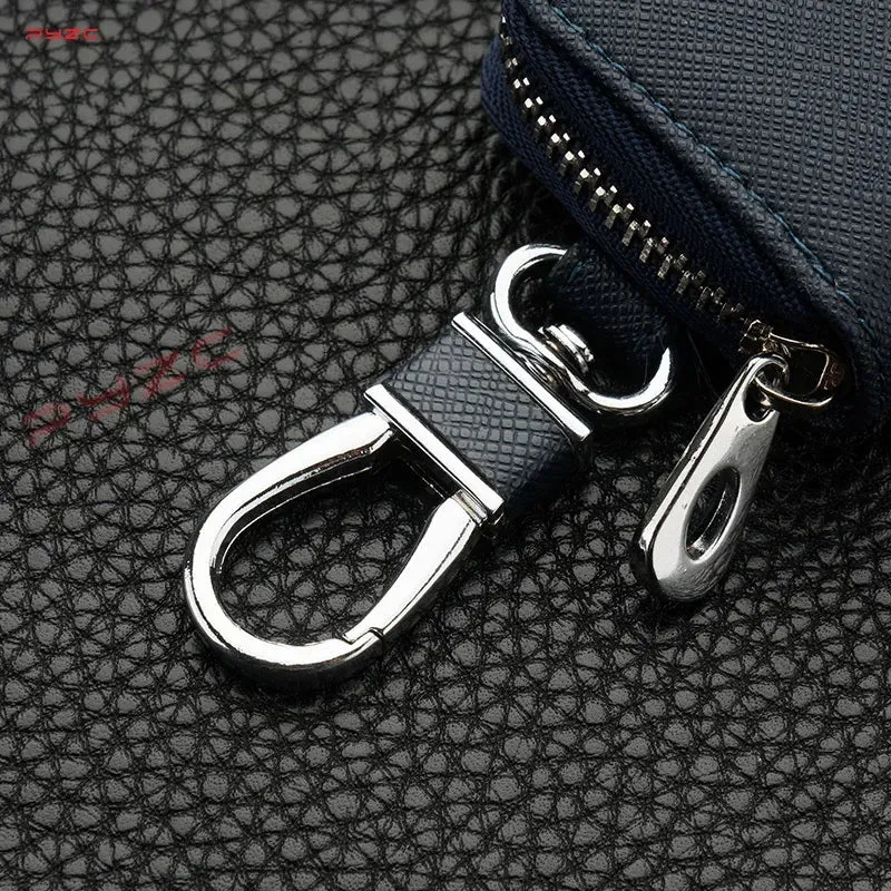 Vintage Genuine Leather Wallet Key Holder Housekeeper Keys Organizer Voor Ducati Panigale V2 V4 1199 Diavel 1200 Multistrada 950