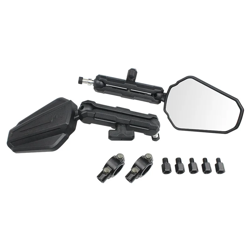 2pcs Directional ball all-round rotation folding ADV Off-road scooter retrofit rearview mirror mirrors mirrors mirrors