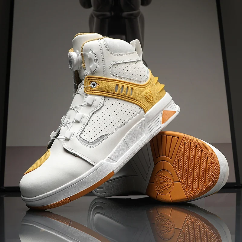 Leather Motorcycle Shoes Men's Genuine Cowhide Motos Protective Ankle Length Short Boots Motocross Breathable Anti Drop Shoes