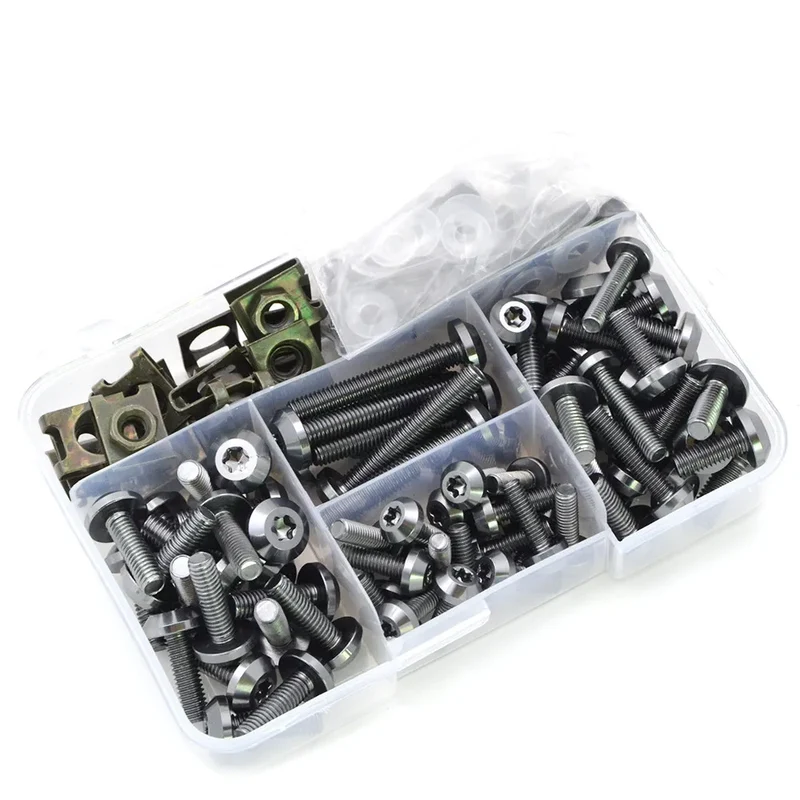 Fairing Bolts Bodywork Screws Nut For Suzuki GSXR 600 1000 Bandit 1200 1250S V-Strom SV Hayabusa RG GS Katana 750 GSX TL 1000S