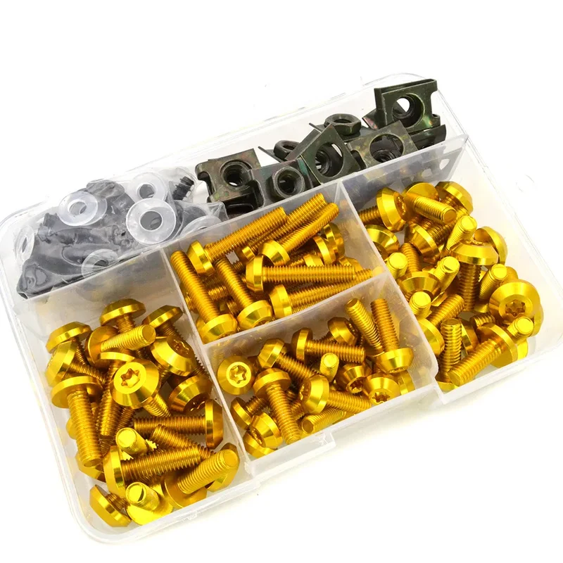 Fairing Bolts Bodywork Screws Nut For Suzuki GSXR 600 1000 Bandit 1200 1250S V-Strom SV Hayabusa RG GS Katana 750 GSX TL 1000S
