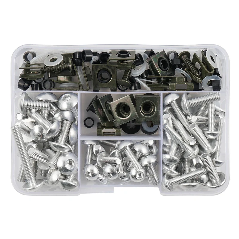 177PCS Fairing Bolt Kits Bodywork Screws Nut For BMW S1000RR R1200GS R1250GS ADVENTURE F900R F800GS S1000R S1000XR GS 1200