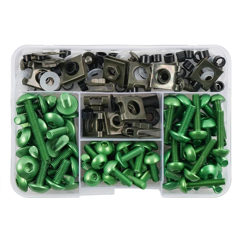 177PCS Fairing Bolt Kits Bodywork Screws Nut For BMW S1000RR R1200GS R1250GS ADVENTURE F900R F800GS S1000R S1000XR GS 1200