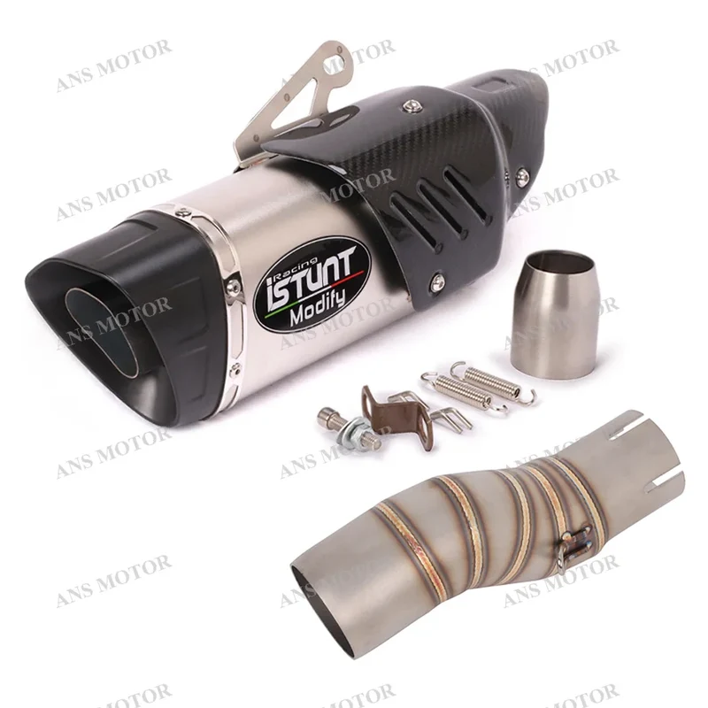 Slip On For CFMOTO 450MT 2024 Motorcycle Exhaust Tail Pipe Muffler Modify 450MT Exhaust Escape Moto