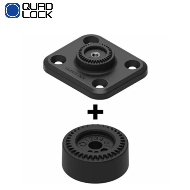 QUAD LOCK 360 Base - Flat Rectangle Base 2/4 HOLE BASE phone mounts