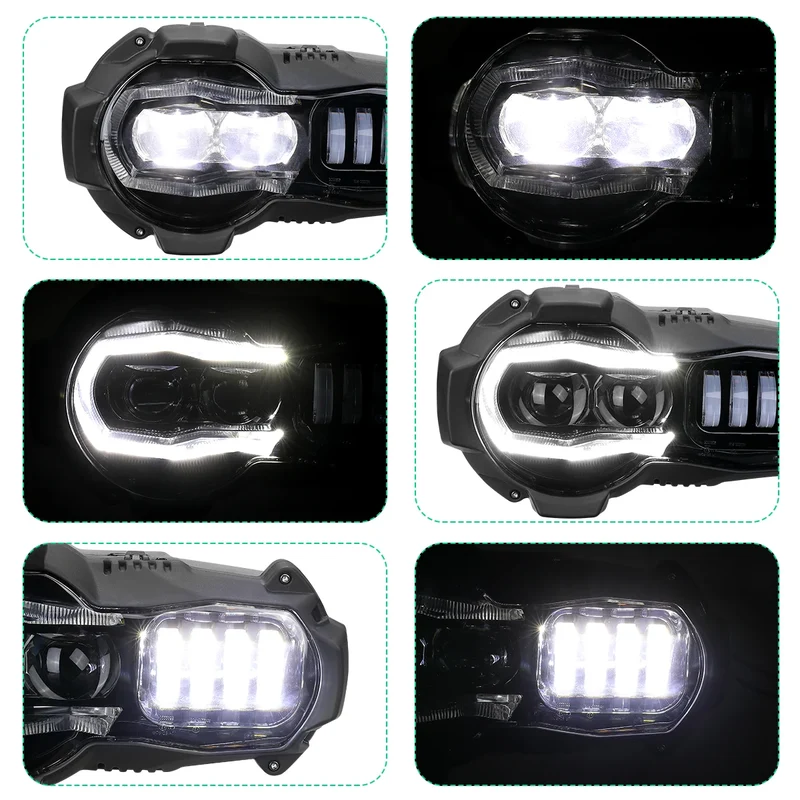Motorcycle Light 110W LED Front Headlight for BMW R1200GS LC 2005 - 2012 R 1200GS Adventure R 1200 GS Adv Headlight