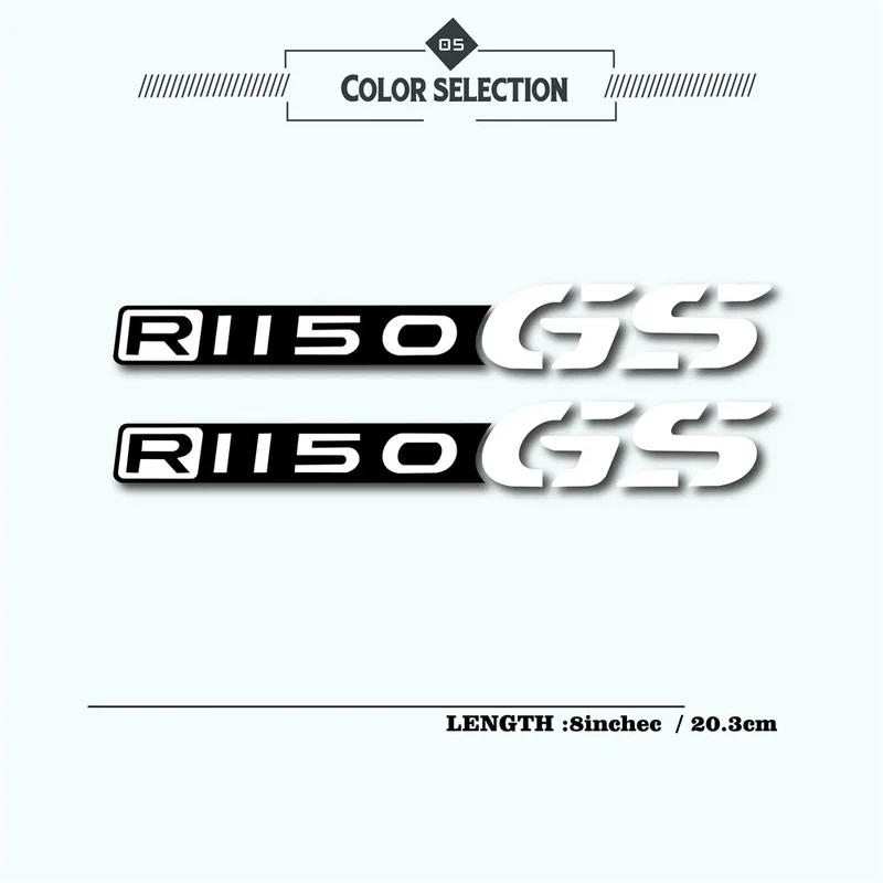 New motorcycle bicycle reflective waterproof wheel logo fuel tank sticker logo for bmw r1150gs r 1150 gs R1150GS R1150 GS