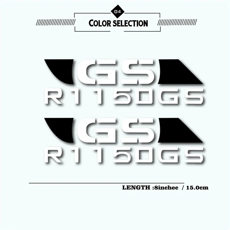 New 3D motorcycle bicycle fuel tank sticker wheel helmet MOTO waterproof reflective logo for BMW r 1150 gs r1150gs R1150GS