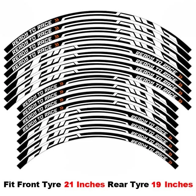 Motorcycle Wheel Sticker Waterproof Hub Decal Rim Stripe Tape For KTM 1290 Super ADVENTURE 390 690 790 890 1190 2023