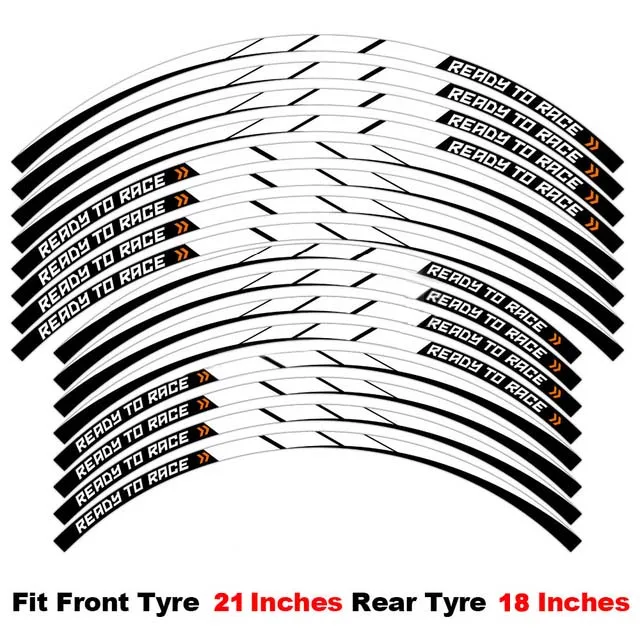 Motorcycle Wheel Sticker Waterproof Hub Decal Rim Stripe Tape For KTM 1290 Super ADVENTURE 390 690 790 890 1190 2023