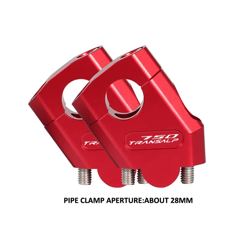 For XL750 TRANSALP XL 750 Motorcycle Handlebar Riser Heightening Clamp Mount Pit Bike xl750 750 adventure Accessories 22mm/28mm