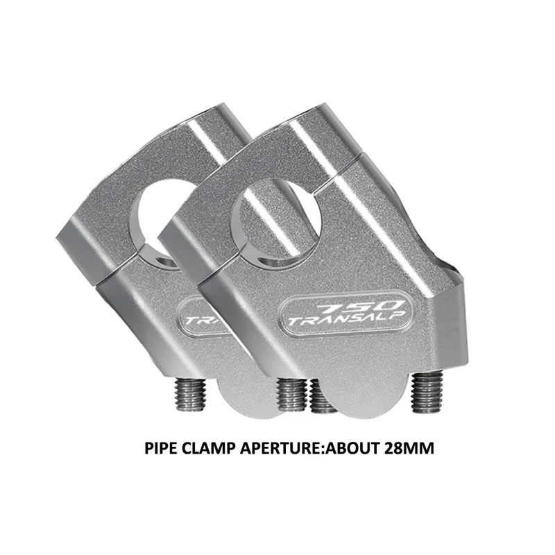 For XL750 TRANSALP XL 750 Motorcycle Handlebar Riser Heightening Clamp Mount Pit Bike xl750 750 adventure Accessories 22mm/28mm