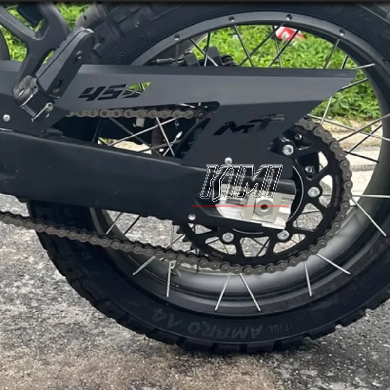 For CFMOTO 450MT MT450 2024 Motorcycle Accessories Chain Wheel Protection Cover Chain Cover Gear Cover Protection Metal