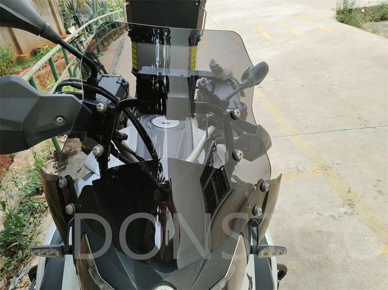 Grey 38CM/41cm47cm Motorcycle TRK 502/502x Wind Deflectors Windshield Windscreen for Benelli TRK502 TRK 502x