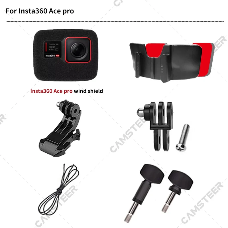 LS2 FF811 VECTOR 2 Customized Motorcycle Helmet Chin Mount for GoPro Hero12 11 10 9 Insta360 X4 X3 Ace pro DJI Action 3 4 Camera