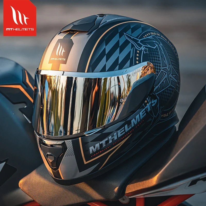 MT Thunder 3 SV Motorcycle Full Face Helmets Men Women Street Racing Safety Protection ECE DOT Approved Dual Lens Helmets