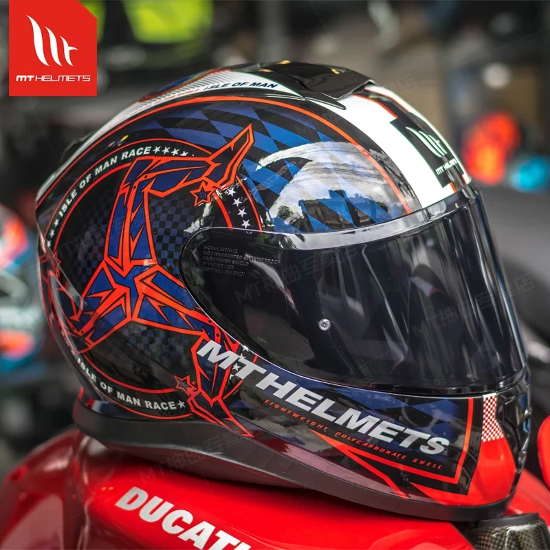 MT Thunder 3 SV Motorcycle Full Face Helmets Men Women Street Racing Safety Protection ECE DOT Approved Dual Lens Helmets
