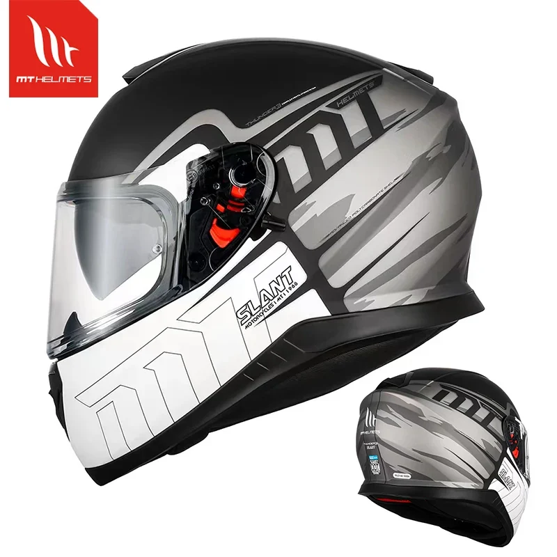 MT Thunder 3 SV Motorcycle Full Face Helmets Men Women Street Racing Safety Protection ECE DOT Approved Dual Lens Helmets