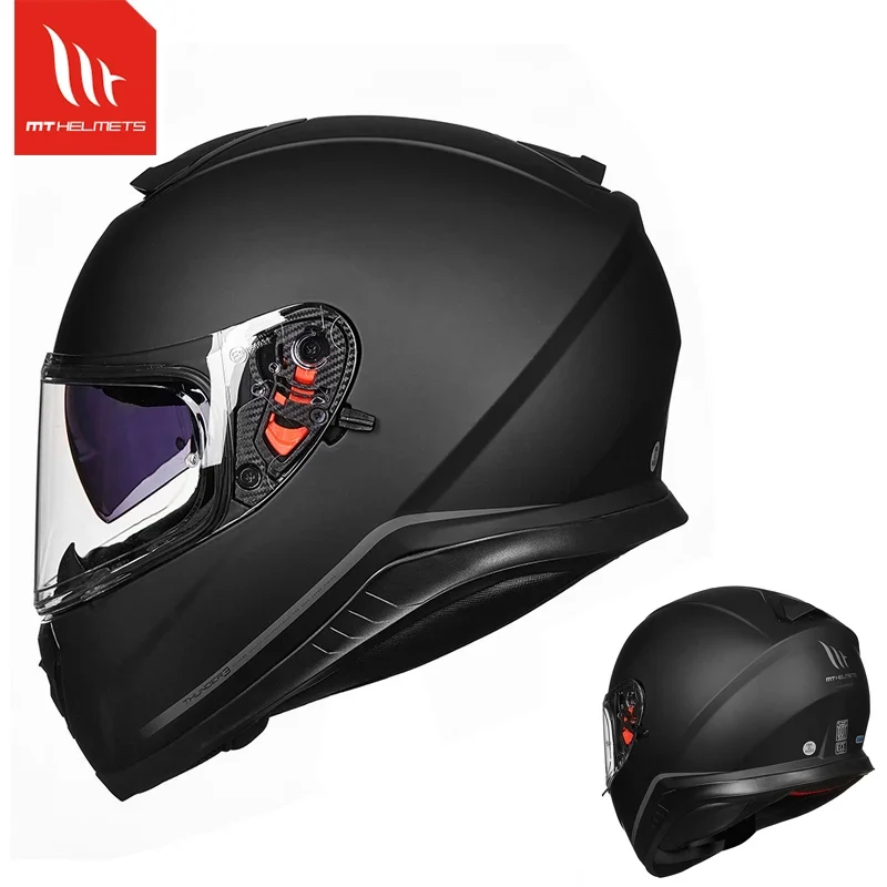 MT Thunder 3 SV Motorcycle Full Face Helmets Men Women Street Racing Safety Protection ECE DOT Approved Dual Lens Helmets