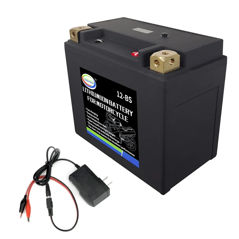 Motorcycle Battery 12V LiFePO4 Lithium Phosphate Ion with BMS Voltage Protection For BMW,Halley, Augusta,KTM,Honda,Suzuki,Yamaha