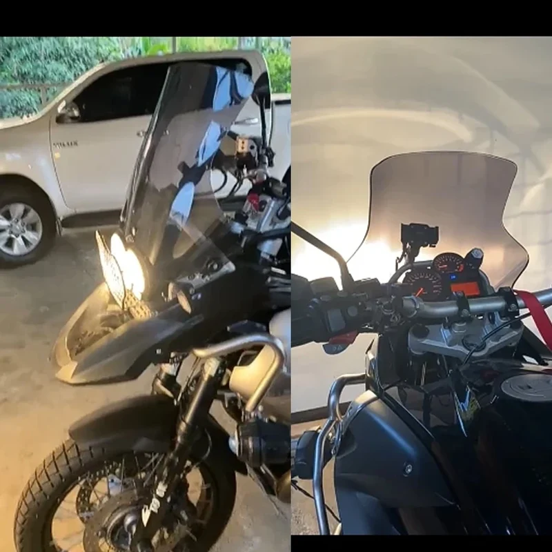 Motorcycle Windscreen For BMW GS1200 R1200 GS Adventure 2004 2005 06 07 08 2009 2010 2011 2012 R1200GS ADV Windshield Deflectors