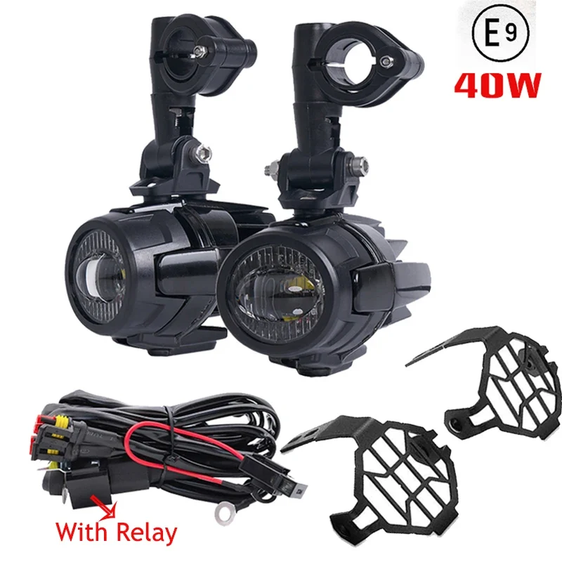 For BMW R1200GS LED Headlights R 1200 GS 2005-2012 R 1200GS ADV Adventure 2006-2013 R1200 GS Motorcycle Lights fit Oil Cooler