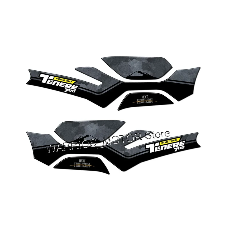 Tenere 700 Stickers Motorcycle Accessories 3D Epoxy Resin Protection Decal Stickers Kit for Yamaha Tenere 700 World Raid 2023