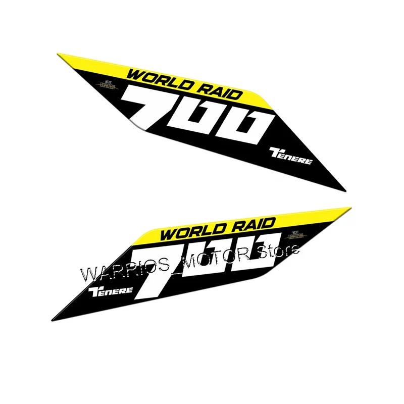 Tenere 700 Stickers Motorcycle Accessories 3D Epoxy Resin Protection Decal Stickers Kit for Yamaha Tenere 700 World Raid 2023
