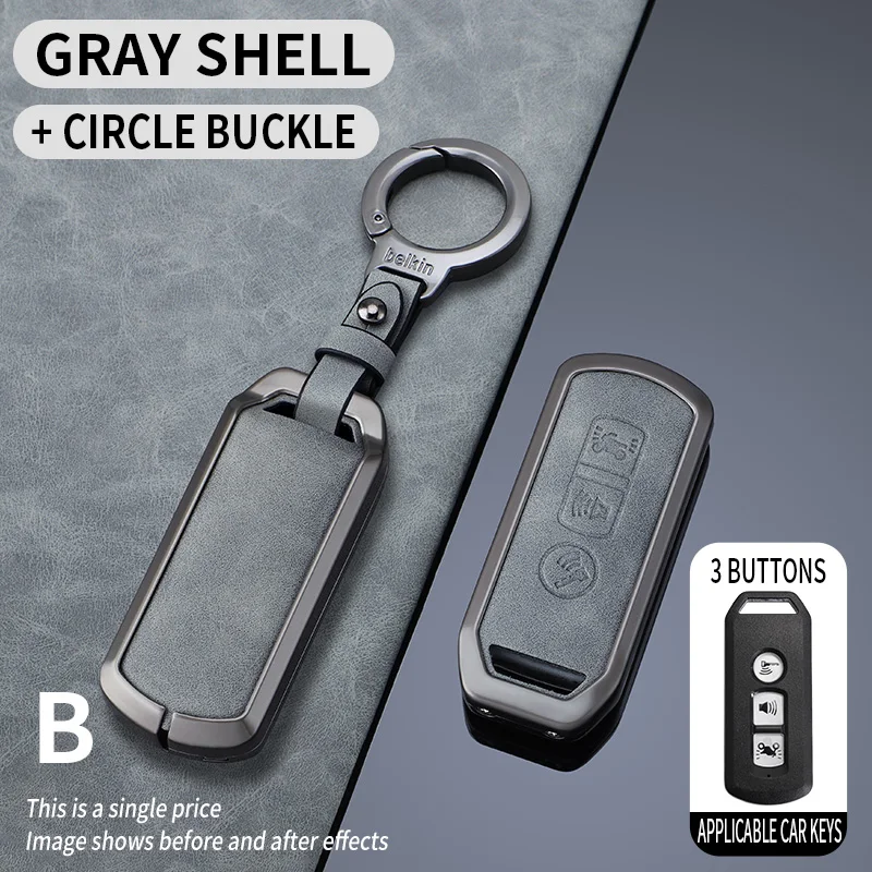 Key Case for Honda PCX 125 150 SH125 SH300 SH300i NF07 Xadv Forza 300 SH X-adv Motorcycle Case 160 2 3Buttons Accessories