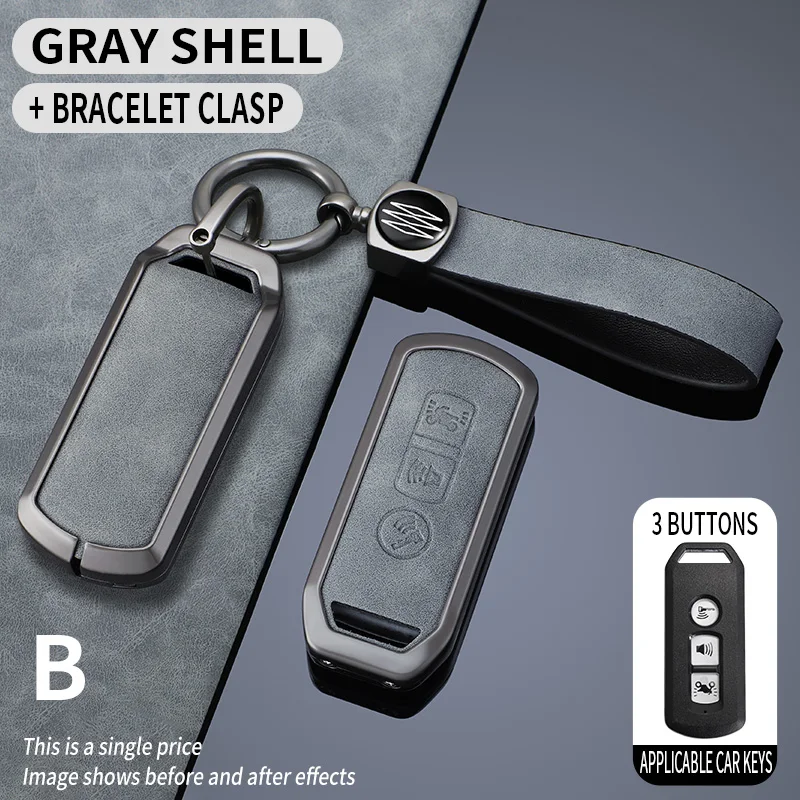 Key Case for Honda PCX 125 150 SH125 SH300 SH300i NF07 Xadv Forza 300 SH X-adv Motorcycle Case 160 2 3Buttons Accessories