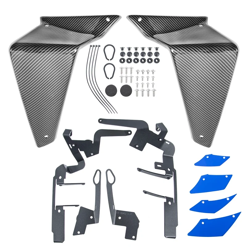 For Yamaha MT-09 MT 09 2021 2022 2023 MT09 Side Downforce Naked Spoilers Fixed Winglet Fairing Wings Motorcycle Accessories