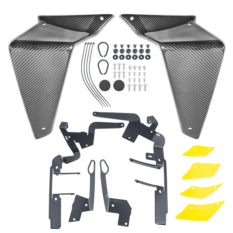 For Yamaha MT-09 MT 09 2021 2022 2023 MT09 Side Downforce Naked Spoilers Fixed Winglet Fairing Wings Motorcycle Accessories