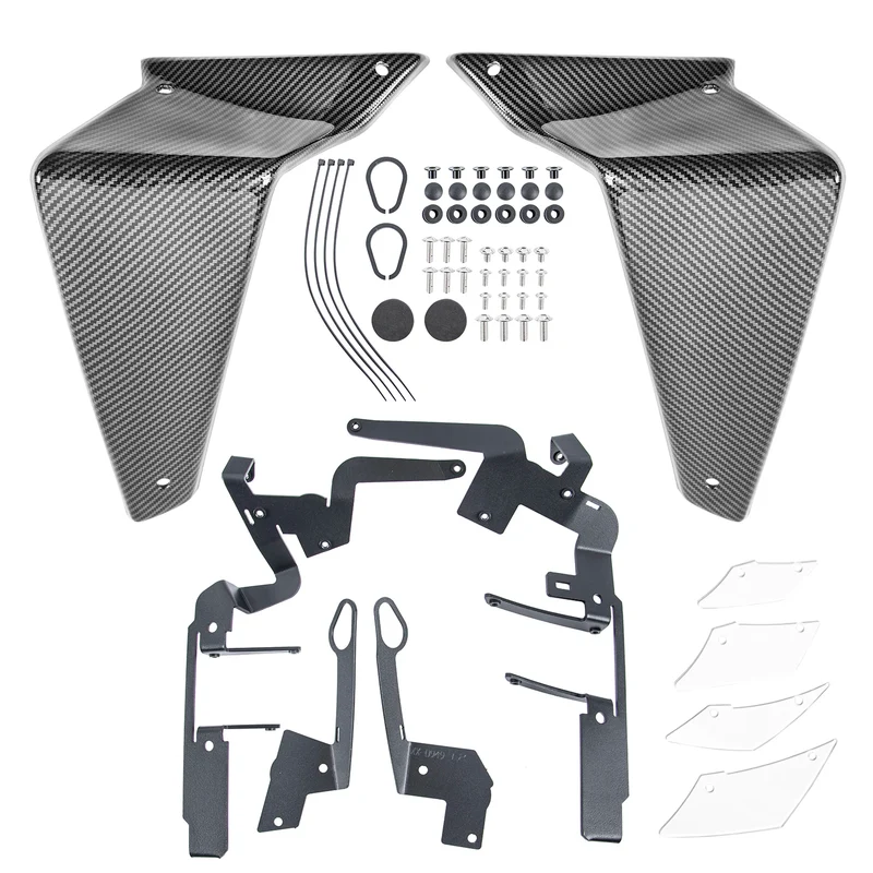 For Yamaha MT-09 MT 09 2021 2022 2023 MT09 Side Downforce Naked Spoilers Fixed Winglet Fairing Wings Motorcycle Accessories